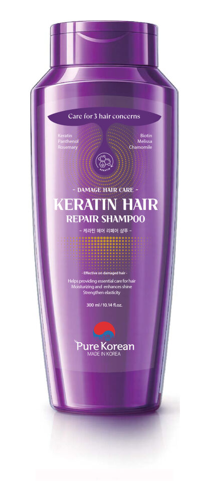 Pure Korean Keratin Repair Shampoo