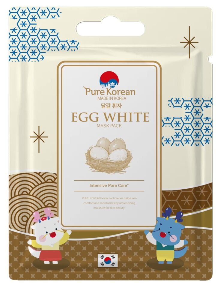 Pure Korean Egg White Tek Kullanımlık Maske
